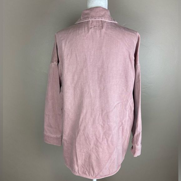 Zara Pink Jean Jacket - Picture 2 of 6